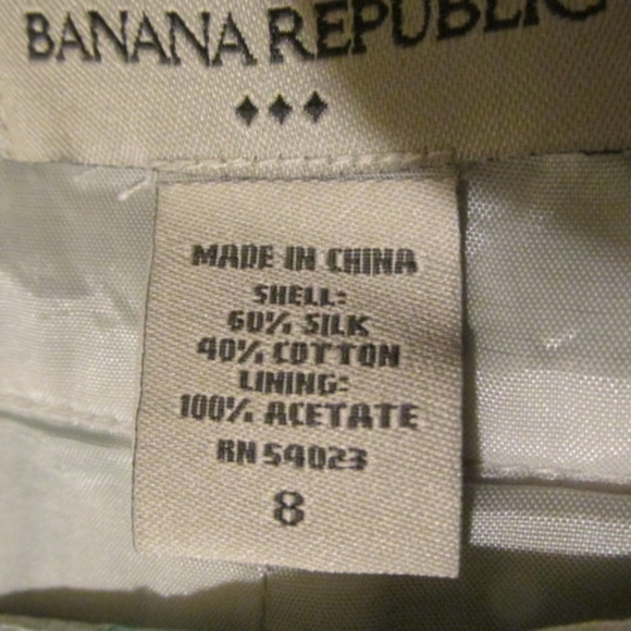 Banana Republic Silk Blend Pencil Skirt, Size 8 - Picture 8 of 8